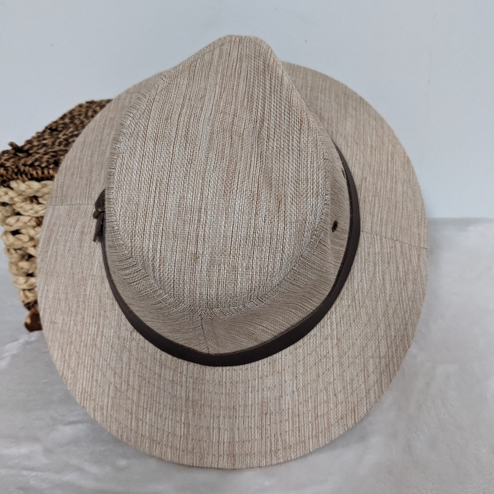 Henschel Hat Co USA Oakridge Safari Natural Linen Hat - Picture 4 of 13